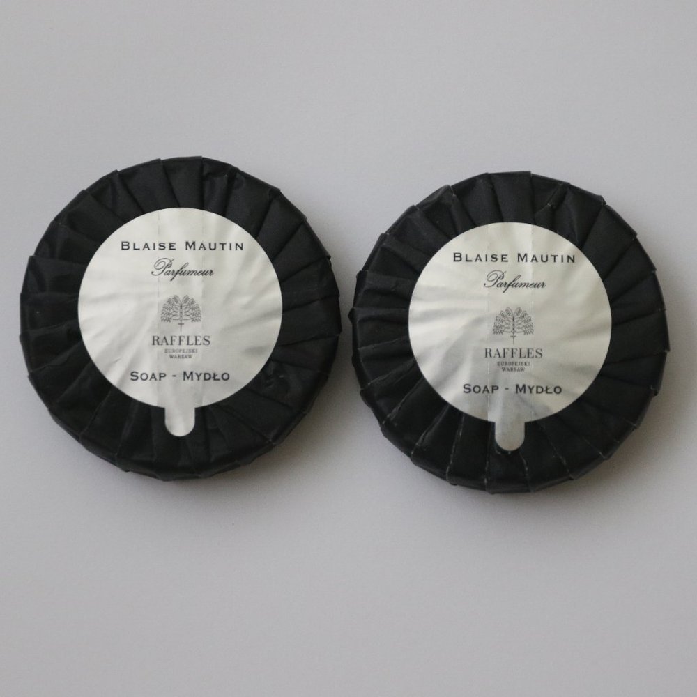 2 Blaise Mautin Raffles Hotel Bar Body Hand Soap Travel Set Lot